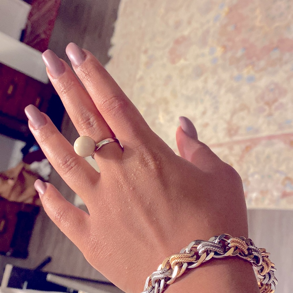 Nice gold bracelet with set ring
